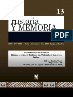 Presentación del dossier: Libros, lecturas y lectores en Colombia y América latina.pdf