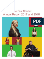 Civil Service Fast Stream Annual Report 2017 - 2018 PDF