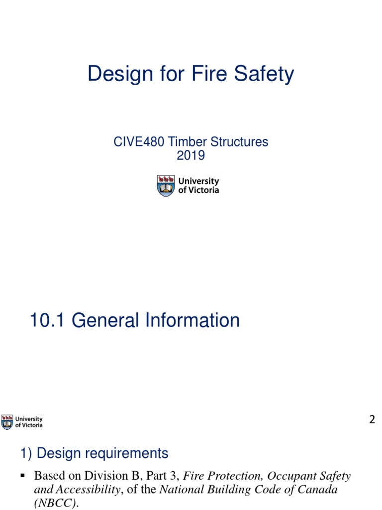 Fire Safety Design for Timber Structures | PDF | Framing (Construction ...
