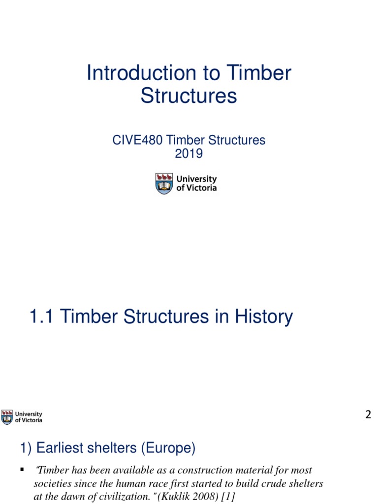 Introduction To Timber Structures Pdf Pdf Engineering Building