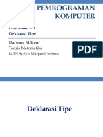 Deklarasi Tipe PDF