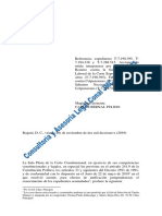 SENTENCIA DE UNIFICACIÓN No. 55619 de Corte Constitucional, 20 de Noviembre de 2019