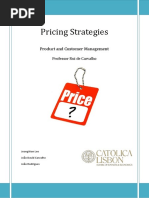 Pricing Strategies: Product and Customer Management