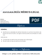 Asfixiología médico-legal: tipos y signos
