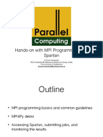 Hands-On With MPI Programming and Spartan