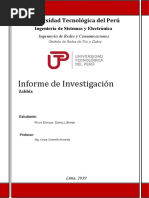 Informe de Parcial Proyecto - Zabbix PDF