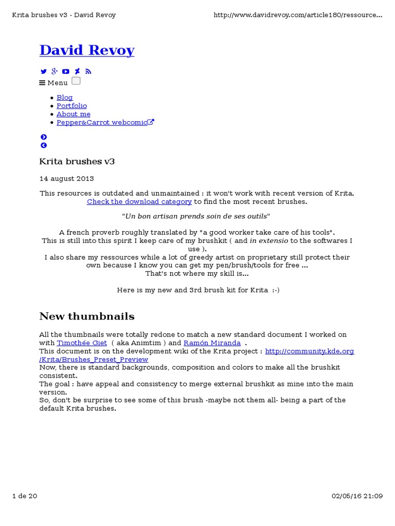 000 Krita Brushes PDF PDF Computer File Oil Painting