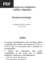 Intoxicações por analgésicos (AINEs e Opioides)