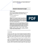 A Theoretical Model For Networked Foresight