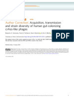 Author Correction:: Acquisition, Transmission and Strain Diversity of Human Gut-Colonizing Crass-Like Phages