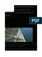 Hydrodynamic Effects During Earthquakes On Dams and Retaining Walls