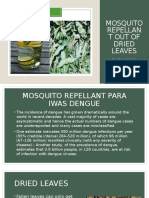 Mosquito Repellant Out of Dried Leaves