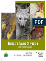 Cartilla Nuestra Fauna Silvestre, Guía para Su Cuidado y Conservación (2016)