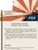 WORLD LITERATURE (Japan)