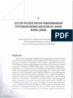 Sistem Polder Untuk Pengembangan Pertanian Berkelanjutan Di Lahan Rawa Lebak