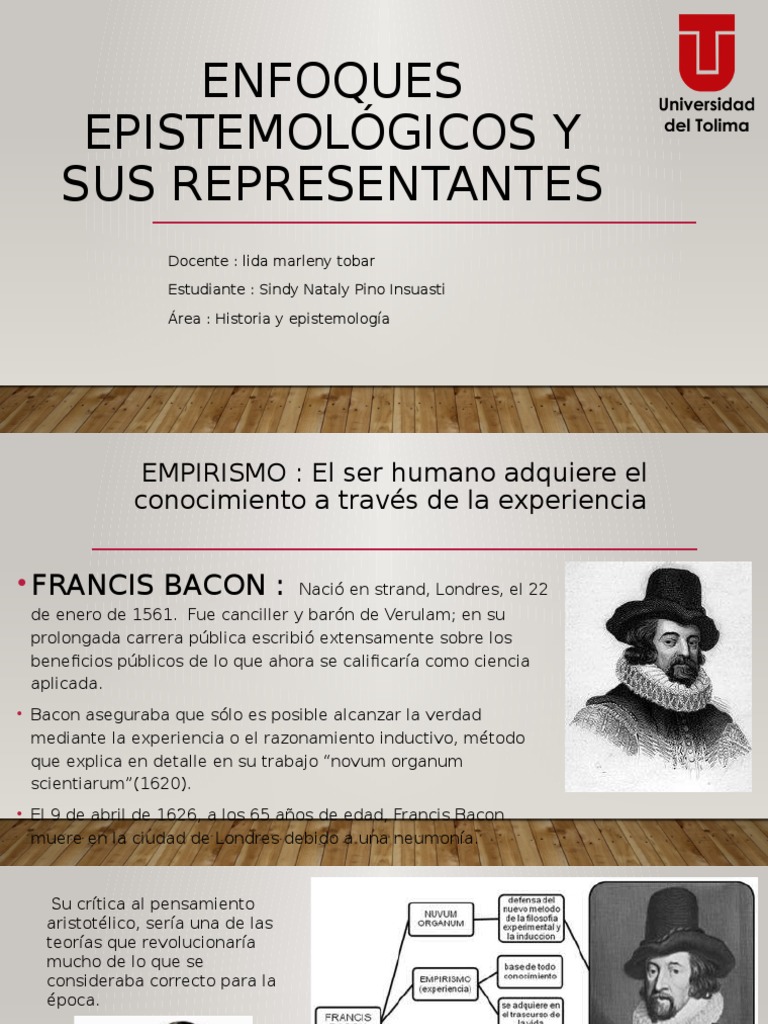 Empirismo y Sus Representantes PDF Wilhelm Friedrich Hegel Realismo filosófico