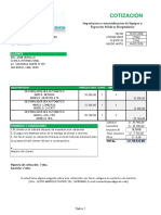 Cotizacion Dea PDF