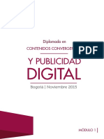 Diplomado Contenidos Convergentes y Publicidad Digital Mod 1
