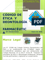 CODIGO DE ETICA Y DEONTOLOGIA FARMACEUTICA Qf Susana (1).pptx