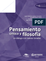 Epensamiento Crítico y Filosofia PDF