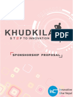 Khudkila Sponsorship Proposal