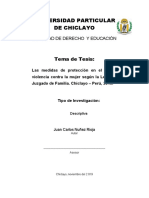 Tema Violencia Mujer y Medidas