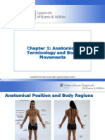 Chapter 1: Anatomical Terminology and Body Movements