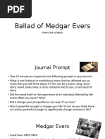 Ballad of Medgar Evers