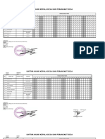 Absensi Perangkat Dan BPD 2020