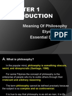 Meaning of Philosophy Etymological Essential Definition