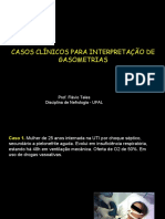 Casos clínicos para interpretação de gasometrias