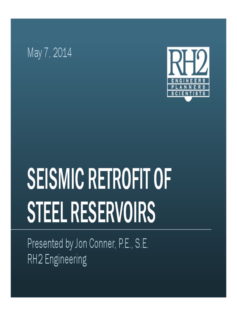 Seismic Retrofit Strategies for Steel Reservoirs | PDF | Earthquakes ...