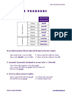 CETI 5.3, Reflexive Pronouns, Activity - 20.3.23