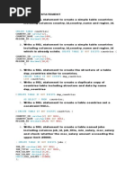 SQL Activities