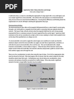 Application Note: Relay Selection and Design: Figure 1. Simple Current Buffer Circuit