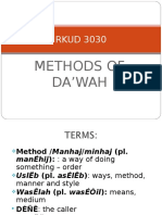 RKUD 3030: Methods of Da'Wah