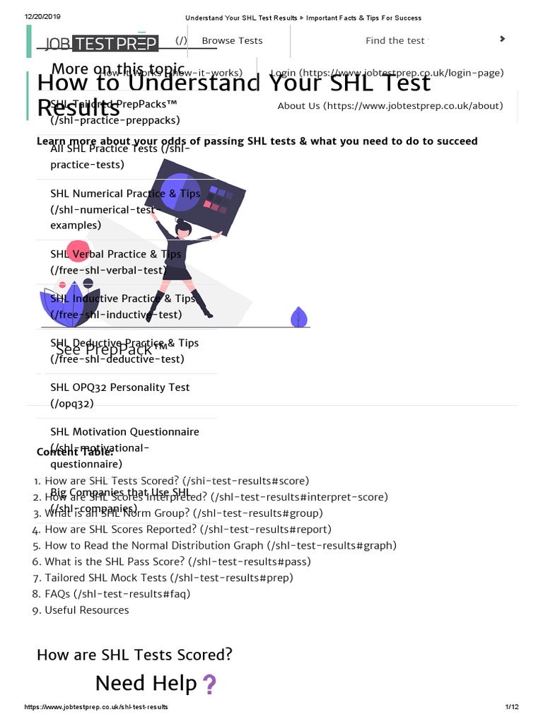 Shl Test Results , SHL: Practice Tests and Preparation – ZBEBL