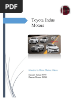 Toyota Indus Final Report