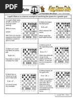 Legall'S Mate: A Piecetakers Mini-Lesson Level: Intermediate