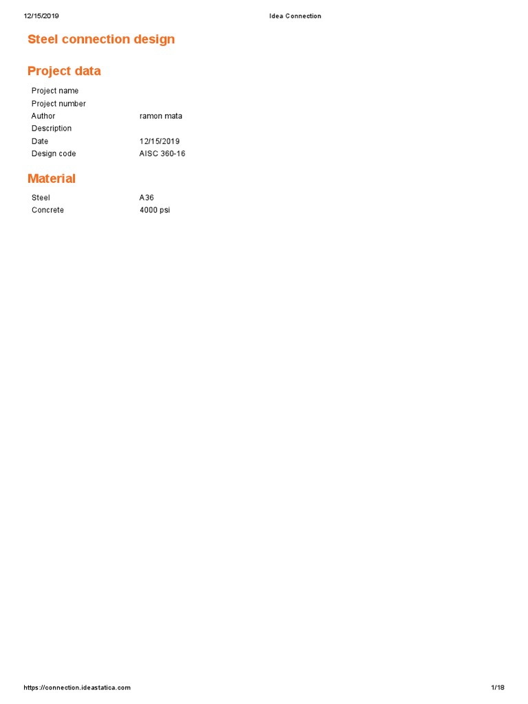 Bolted Lap Joint Design Analysis | PDF | Screw | Strength Of Materials