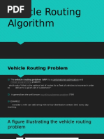 Vehicle Routing Algorithm SCM