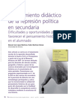 El Tratamiento Didactico de La Represion Politica en Secundaria PDF