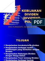 (Pertemuan 25) Kebijakan Deviden