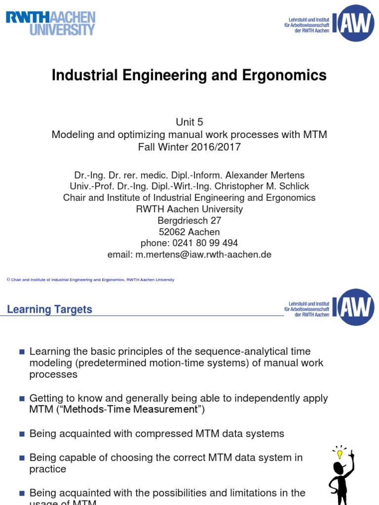 Industrial Engineering and Ergonomics PDF Industrial Engineering