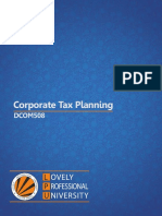 Dcom508 Corporate Tax Planning PDF