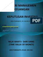 (Pertemuan 17, 18, 19 & 20) Keputusan Investasi