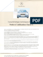 Mercedes w210 1996 Manuel Utilisation Techniques PDF