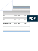 Beed Area Placement, Liquidation & Collection Plan - April 2020