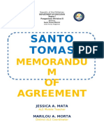 Memorandum of Agreement