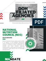 Health Systems - DOH Affiliated Agencies